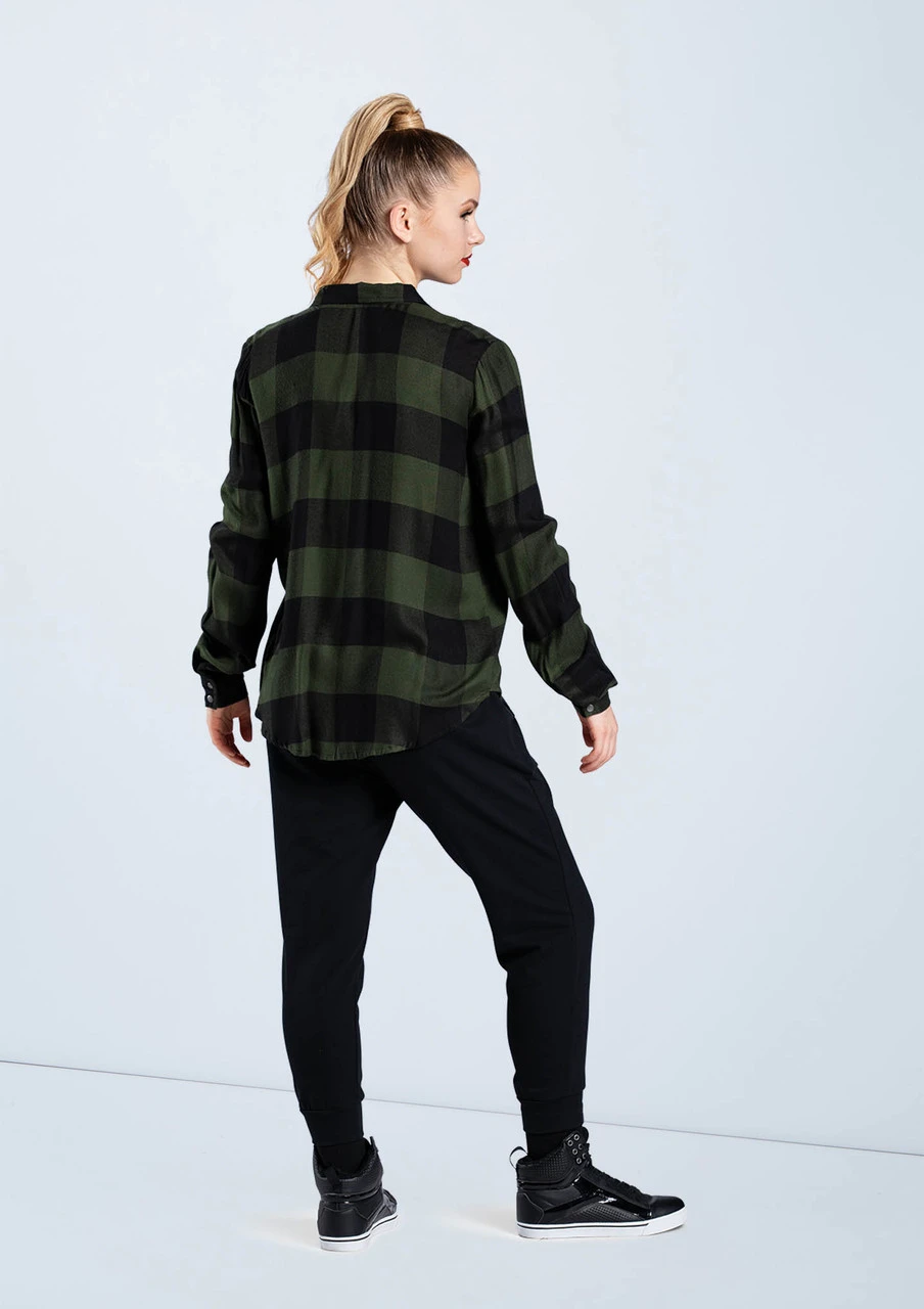 Weissman Oversized Buffalo Plaid Shirt - Image 3
