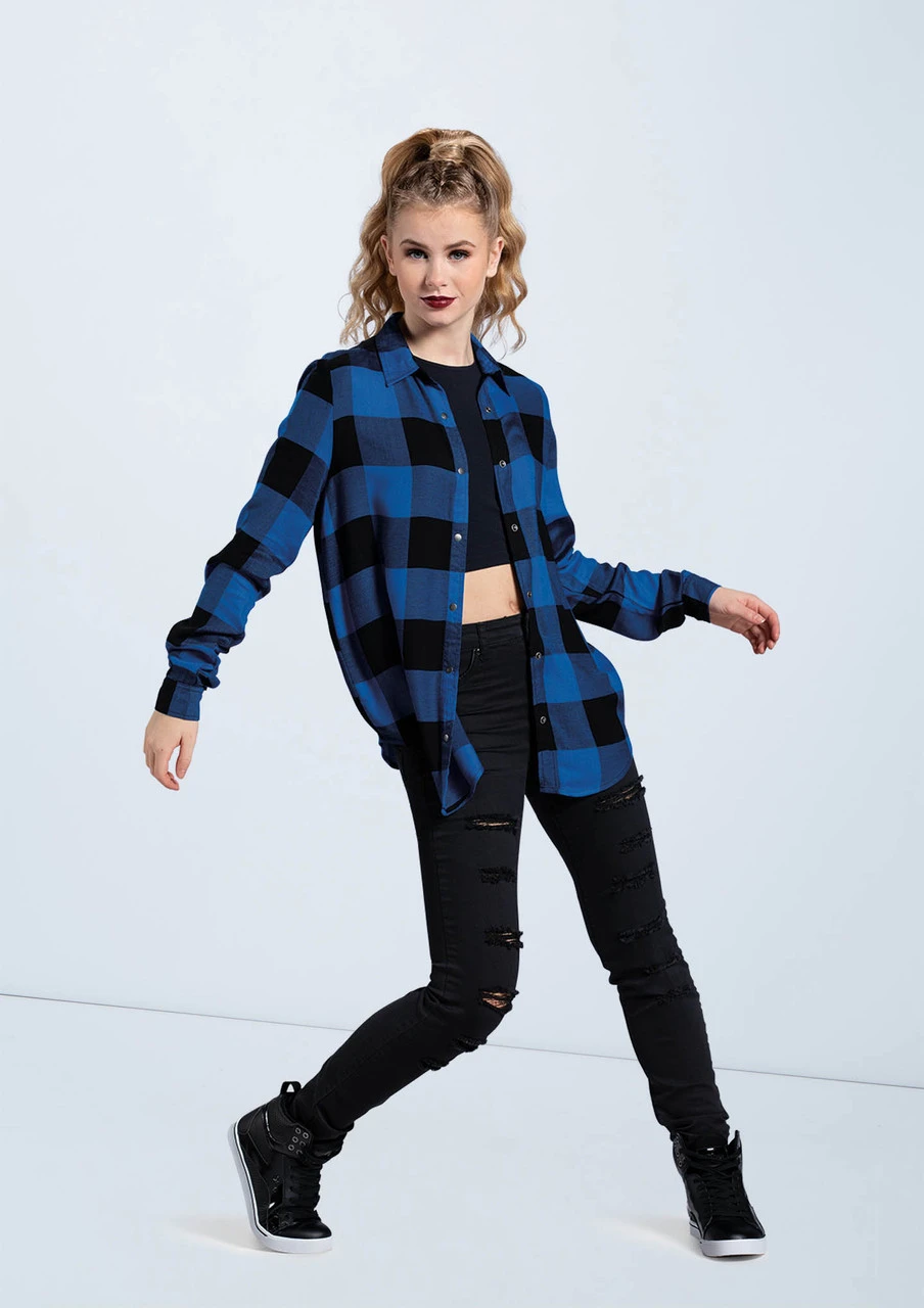 Weissman Oversized Buffalo Plaid Shirt - Image 8
