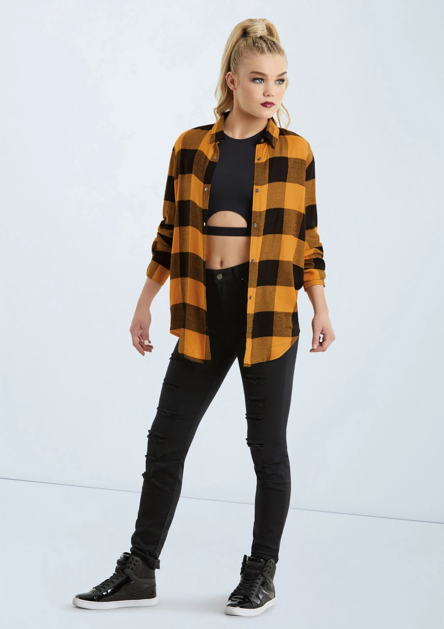 Weissman Oversized Buffalo Plaid Shirt - Image 6