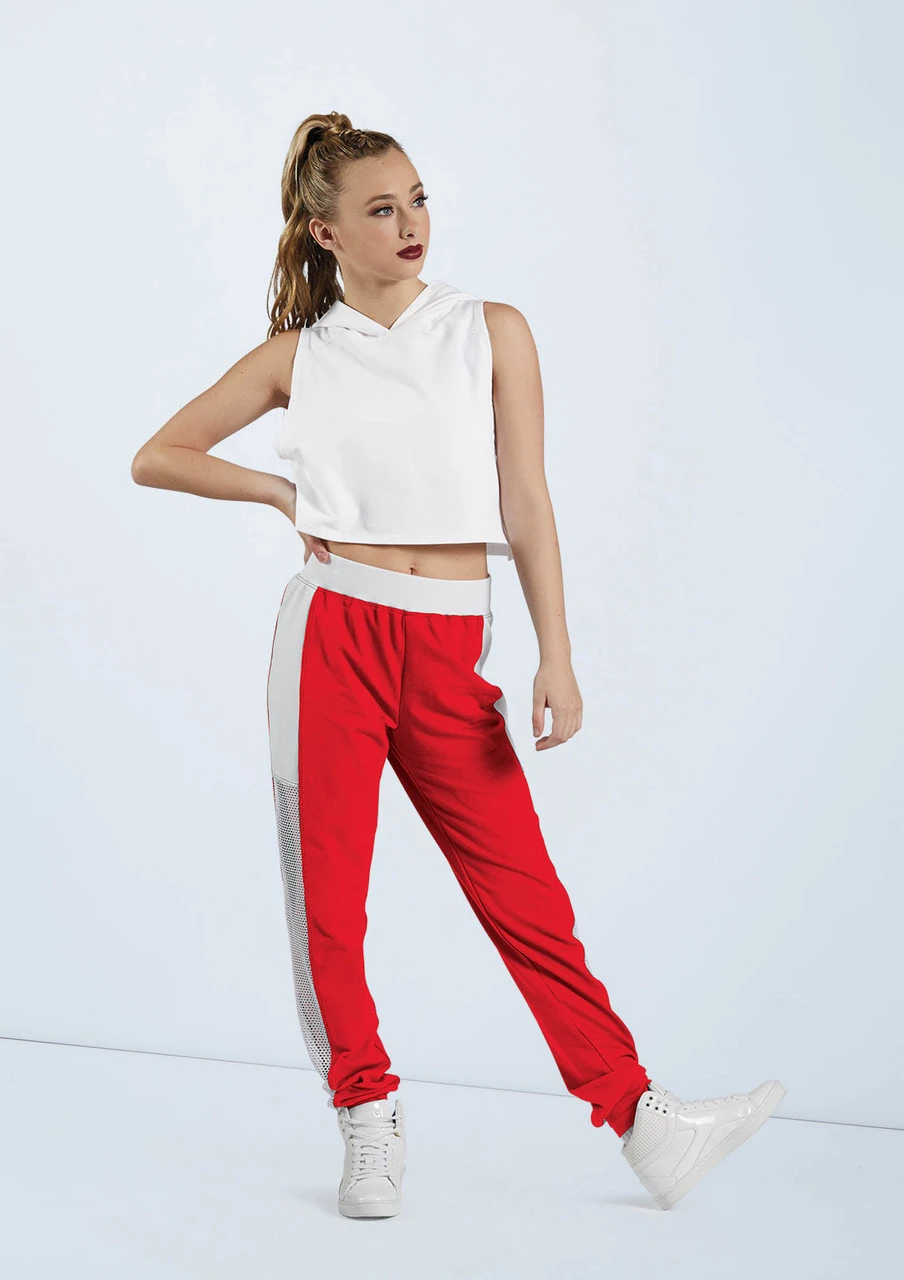 Weissman Sporty Mesh Jogger Pants - Image 2