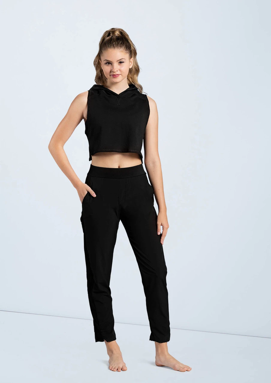 Weissman Hooded Sleeveless Crop Top - Image 7
