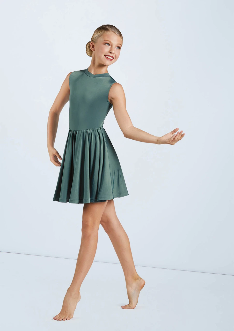 Weissman Keyhole Back Skater Dress - Image 2