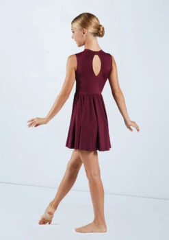 Weissman Keyhole Back Skater Dress