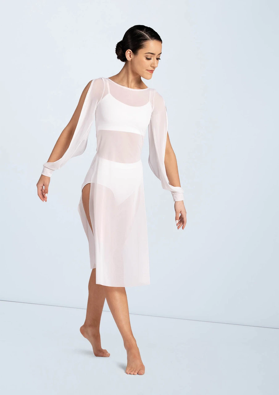 Weissman Spliced Blouson Overdress - Image 4