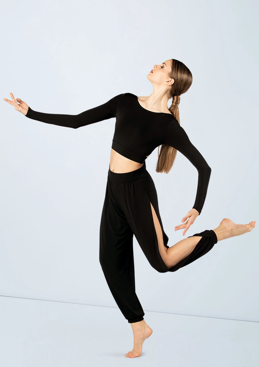 Weissman Knotted Back Crop Top - Image 10