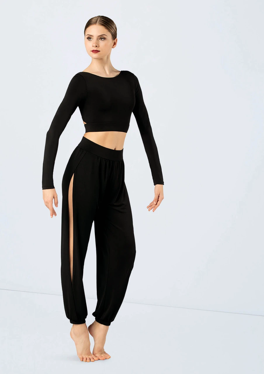 Weissman Knotted Back Crop Top - Image 8