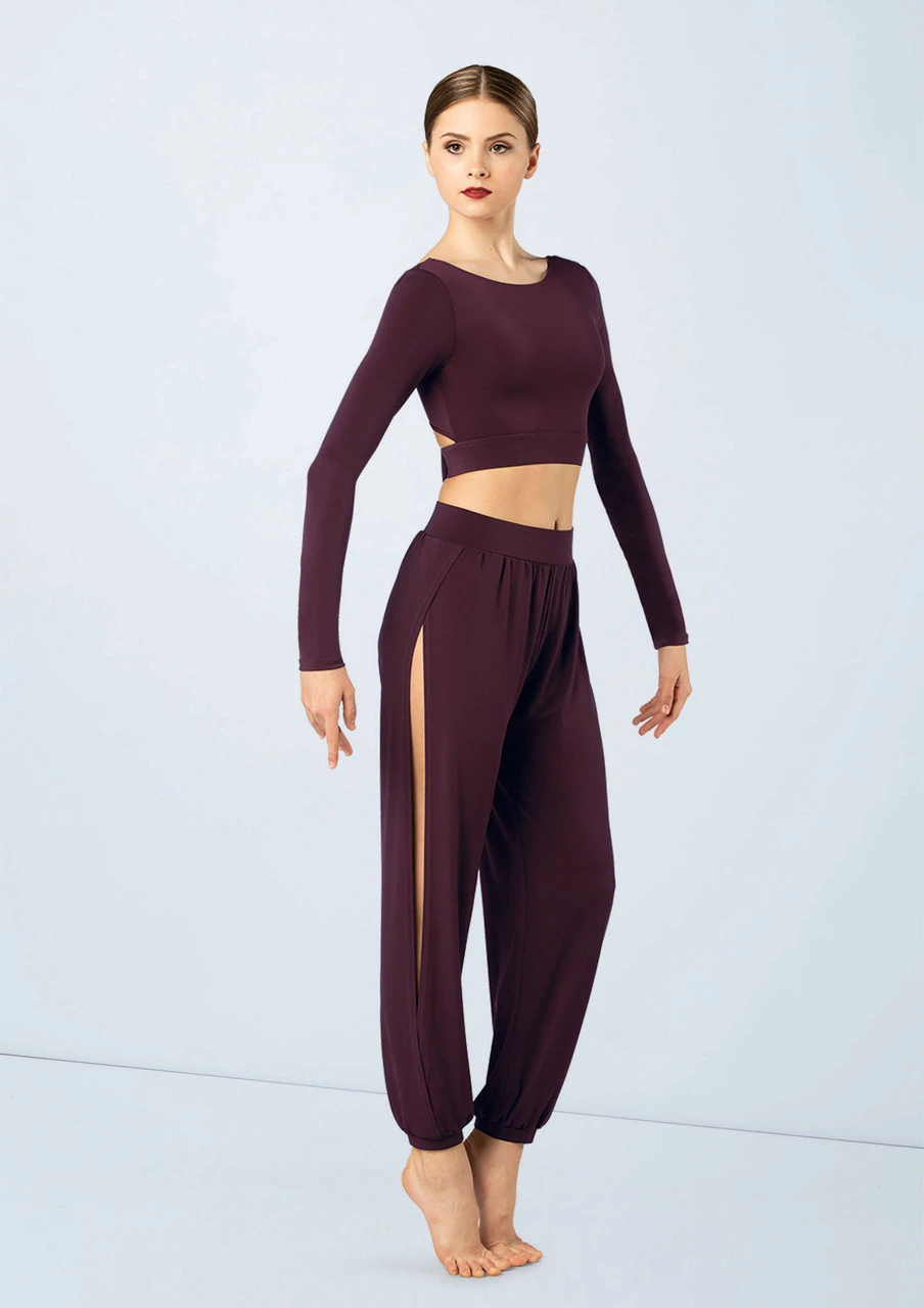 Weissman Knotted Back Crop Top - Image 4