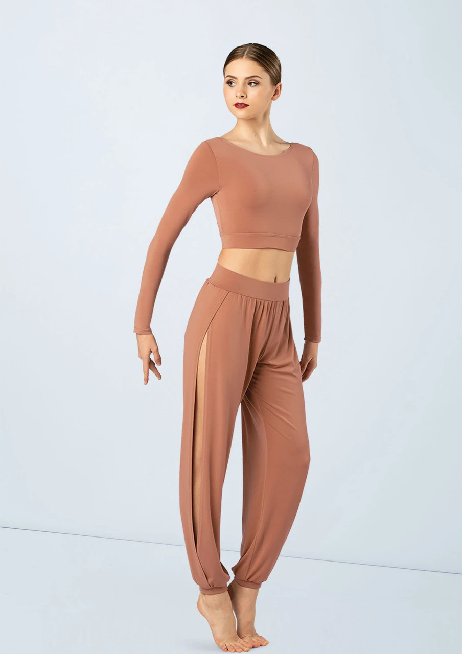 Weissman Knotted Back Crop Top - Image 5