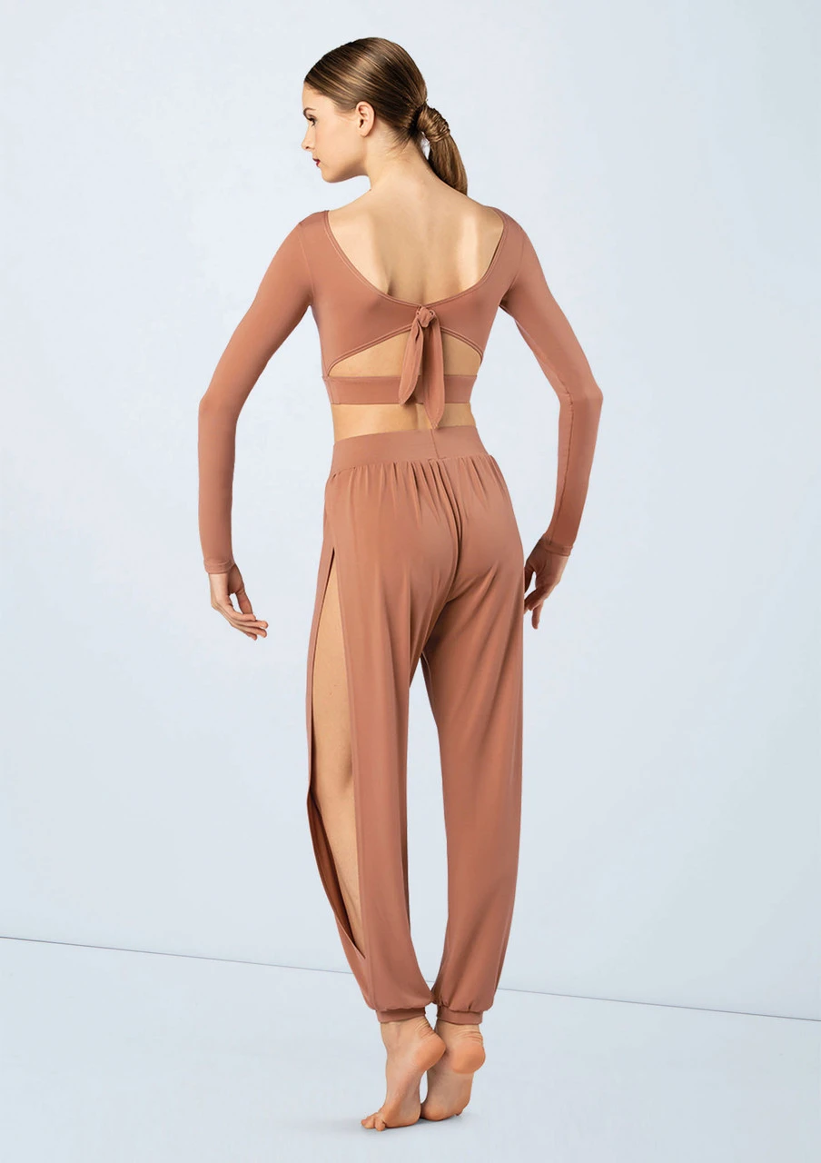 Weissman Knotted Back Crop Top - Image 6