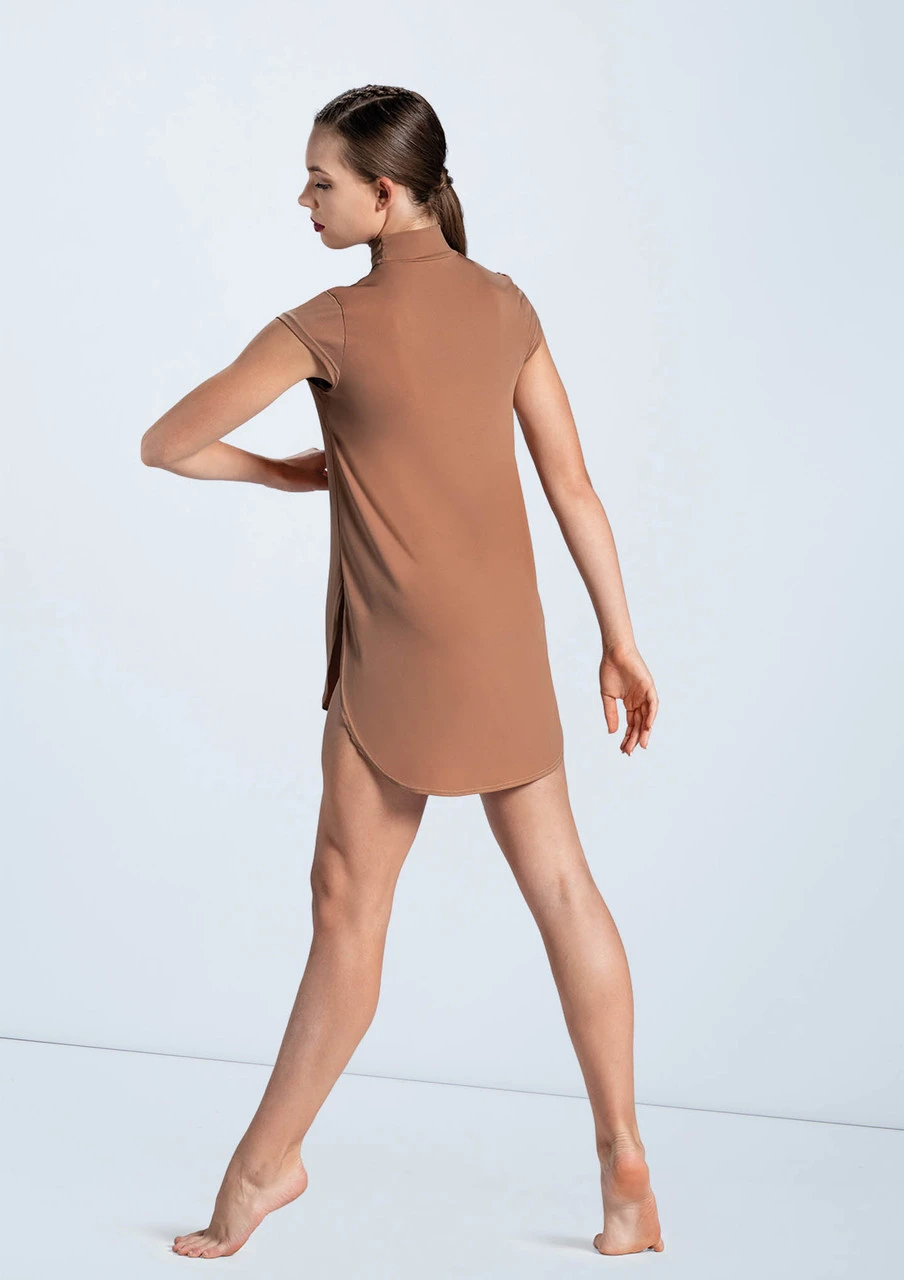 Weissman Mock Neck Tee Dress - Image 5