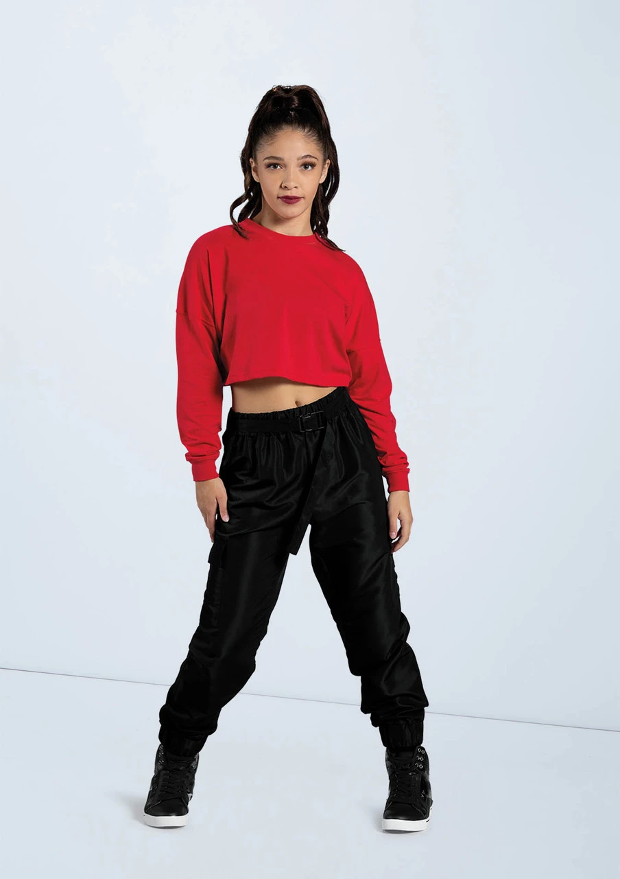 Weissman Cropped Long Sleeve Tee - Image 3