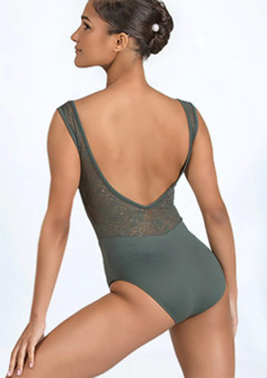 Ballet Rosa Inaya V Back Lace Insert Leotard - Image 5