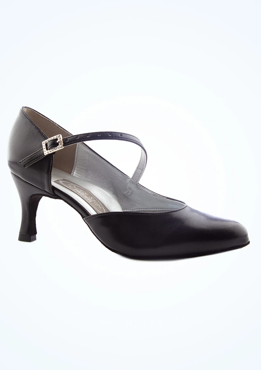 Freed Dancesteps Foxtrot Ballroom Shoe- 2.5"- Black - Image 2