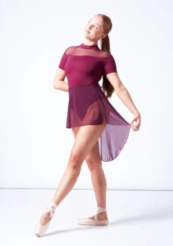 Intermezzo Carmen Asymmetrical Mesh Skirt