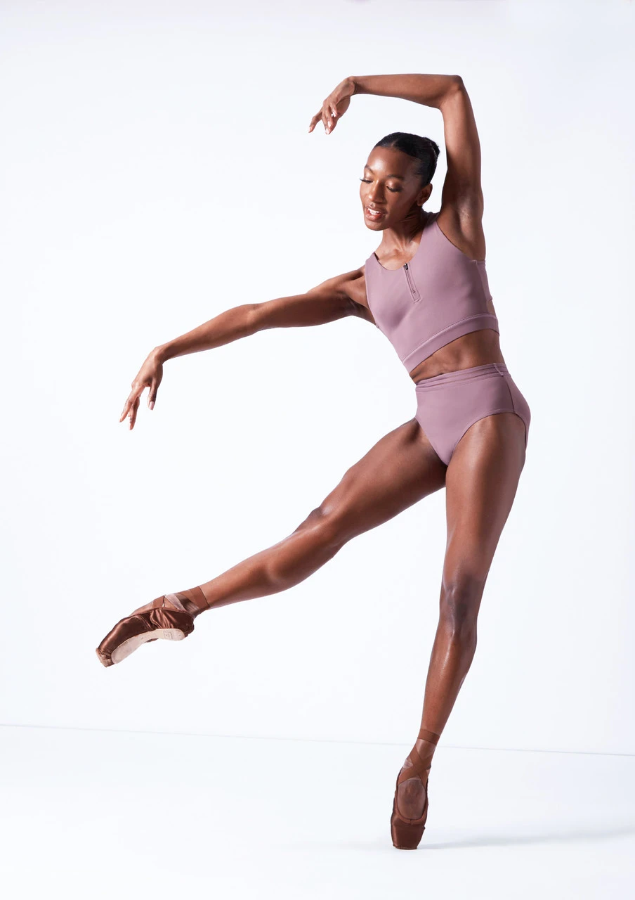 Move Dance Lorien Zip Crop Top - Image 4