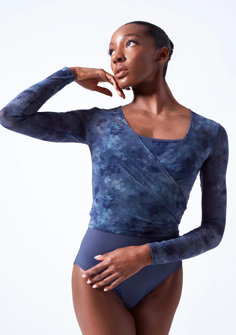 Move Dance Nayu Mesh Wrap Top - Image 6